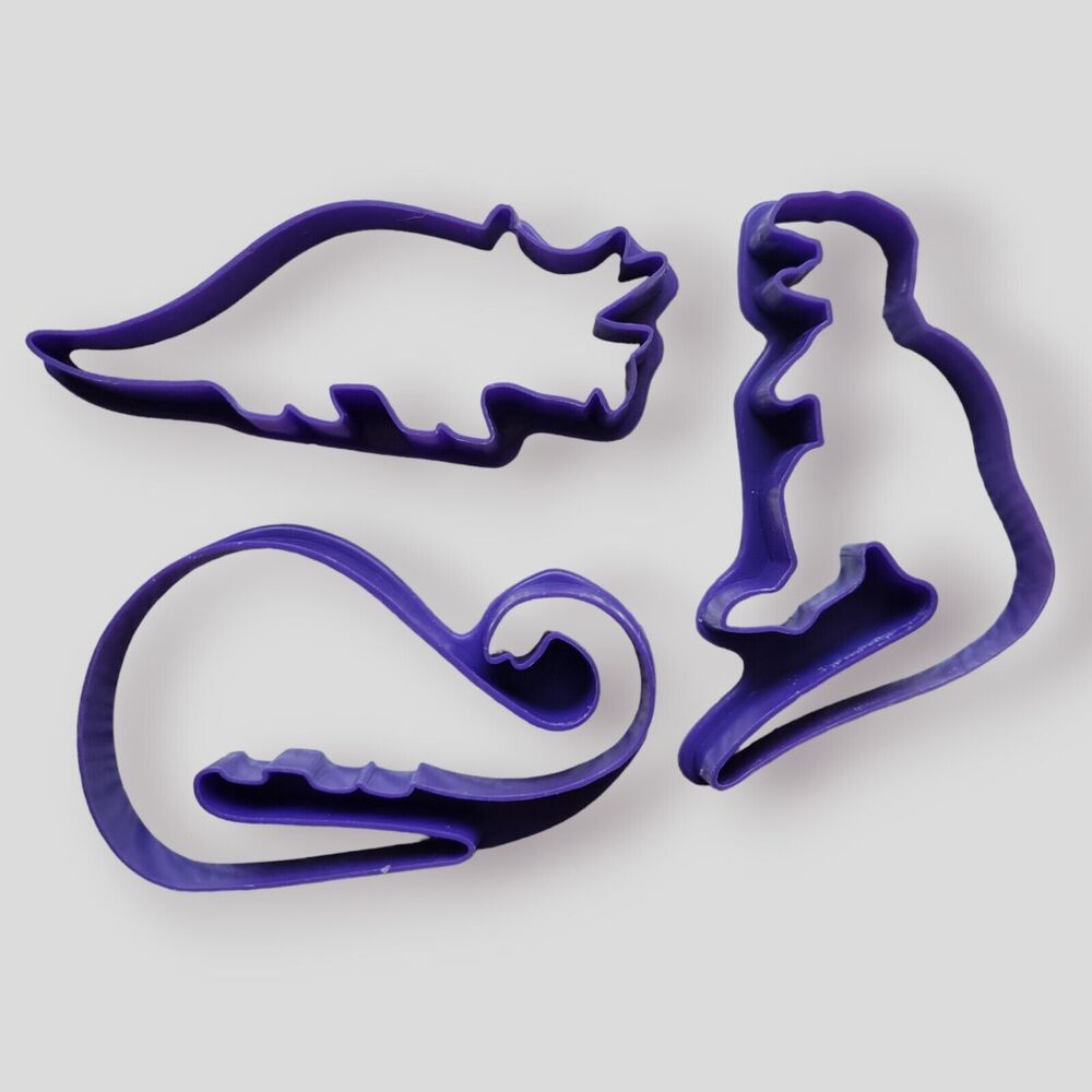 Jurassic Park JELL-O Purple Cookie Cutters Set Of 3